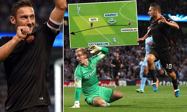 Totti Pecahkan Rekor Pencetak Gol `Tertua` di Liga Champions